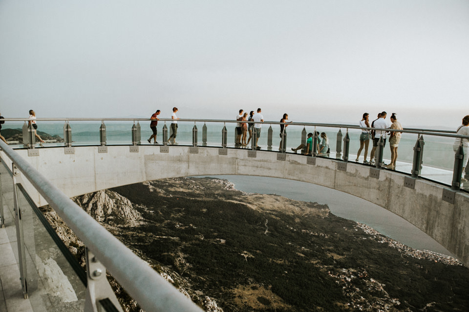 Skywalk Biokovo, szklany taras widokowy | zdjęcia, Chorwacja